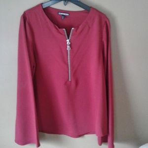 Red, work/dressy blouse